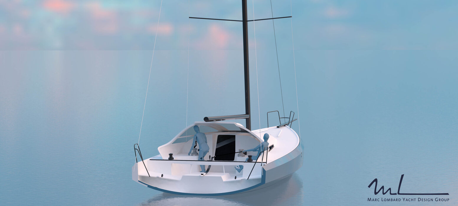 Guerrera concept rendering, cockpit and coachroof view